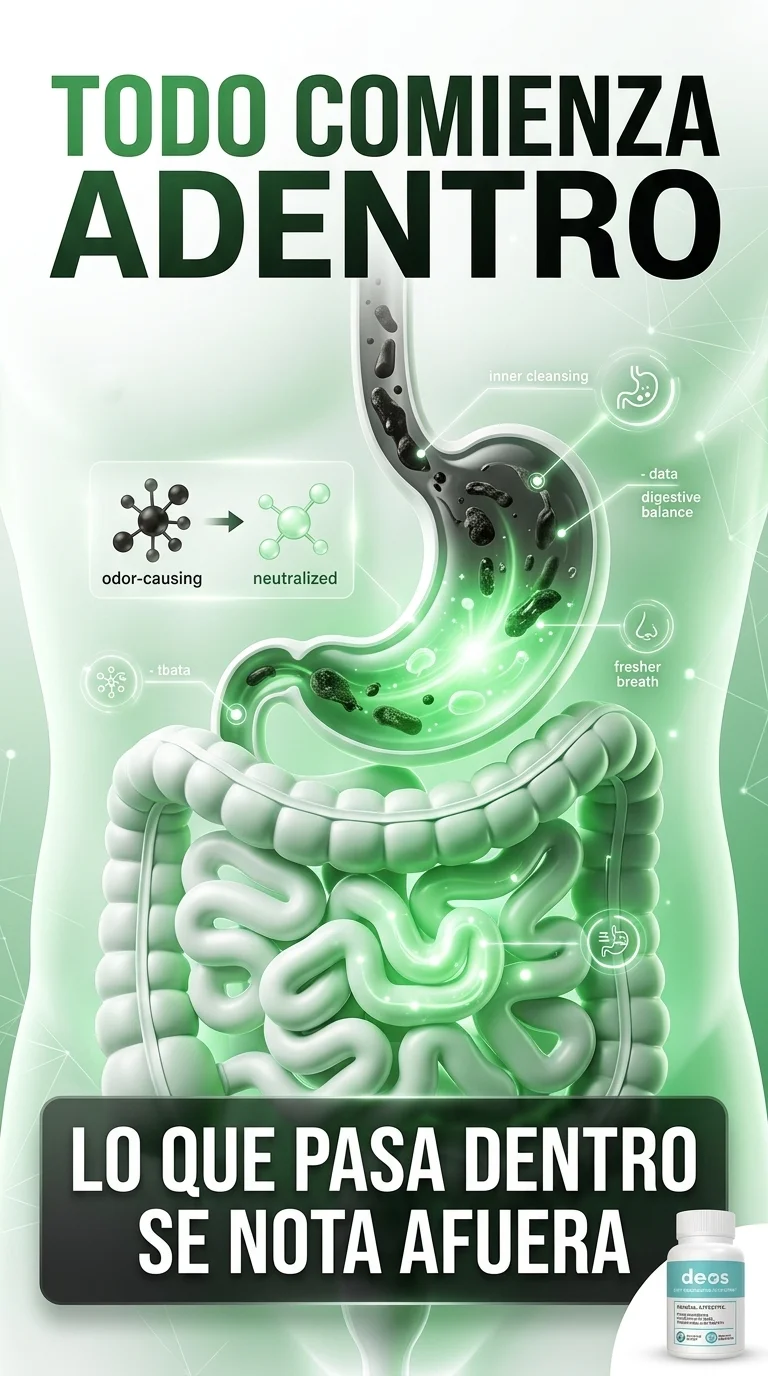 Adiós Al Mal Aliento - DEOS SUPLEMENTO – DESODORANTE INTERNO