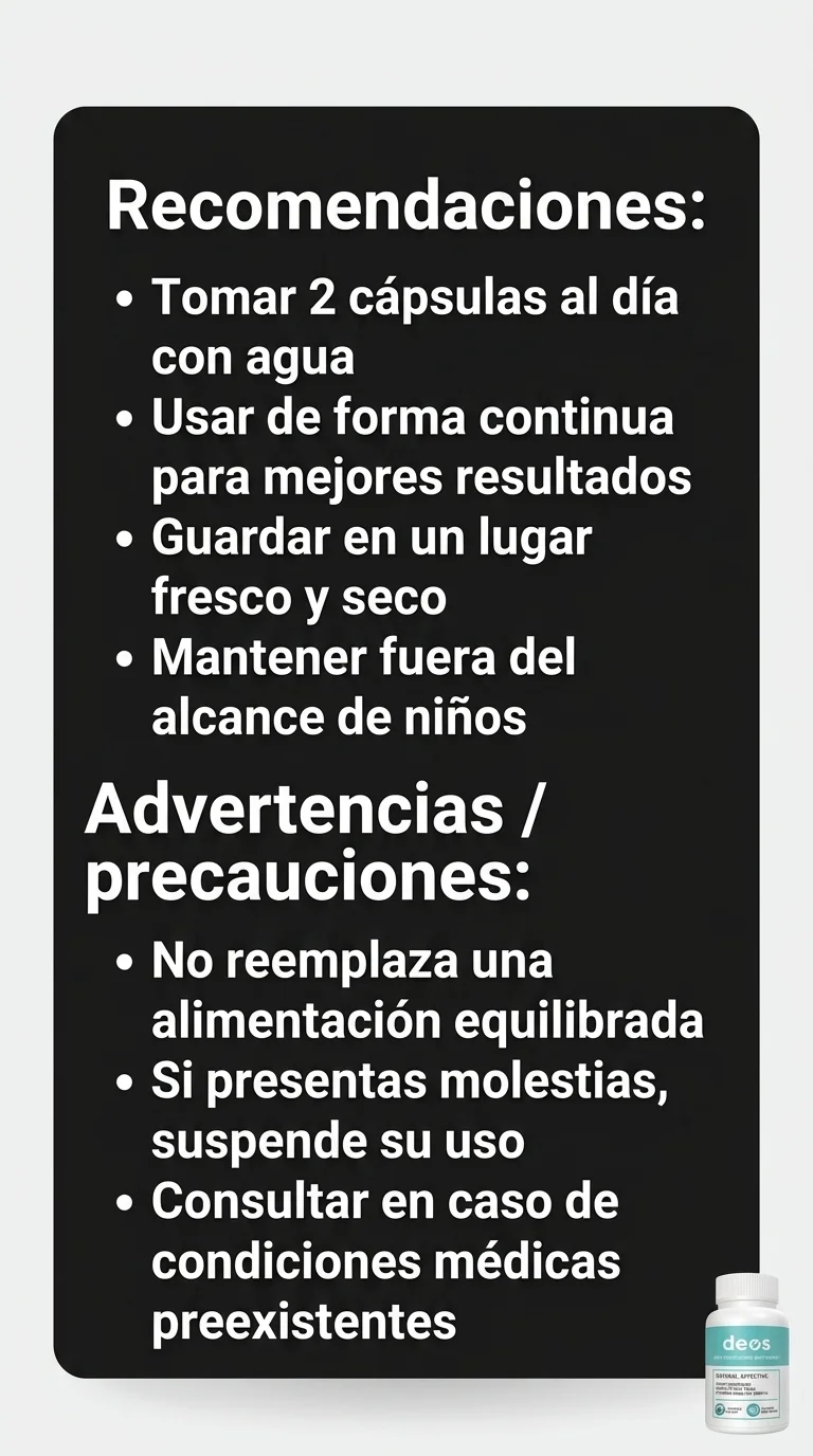 Adiós Al Mal Aliento - DEOS SUPLEMENTO – DESODORANTE INTERNO