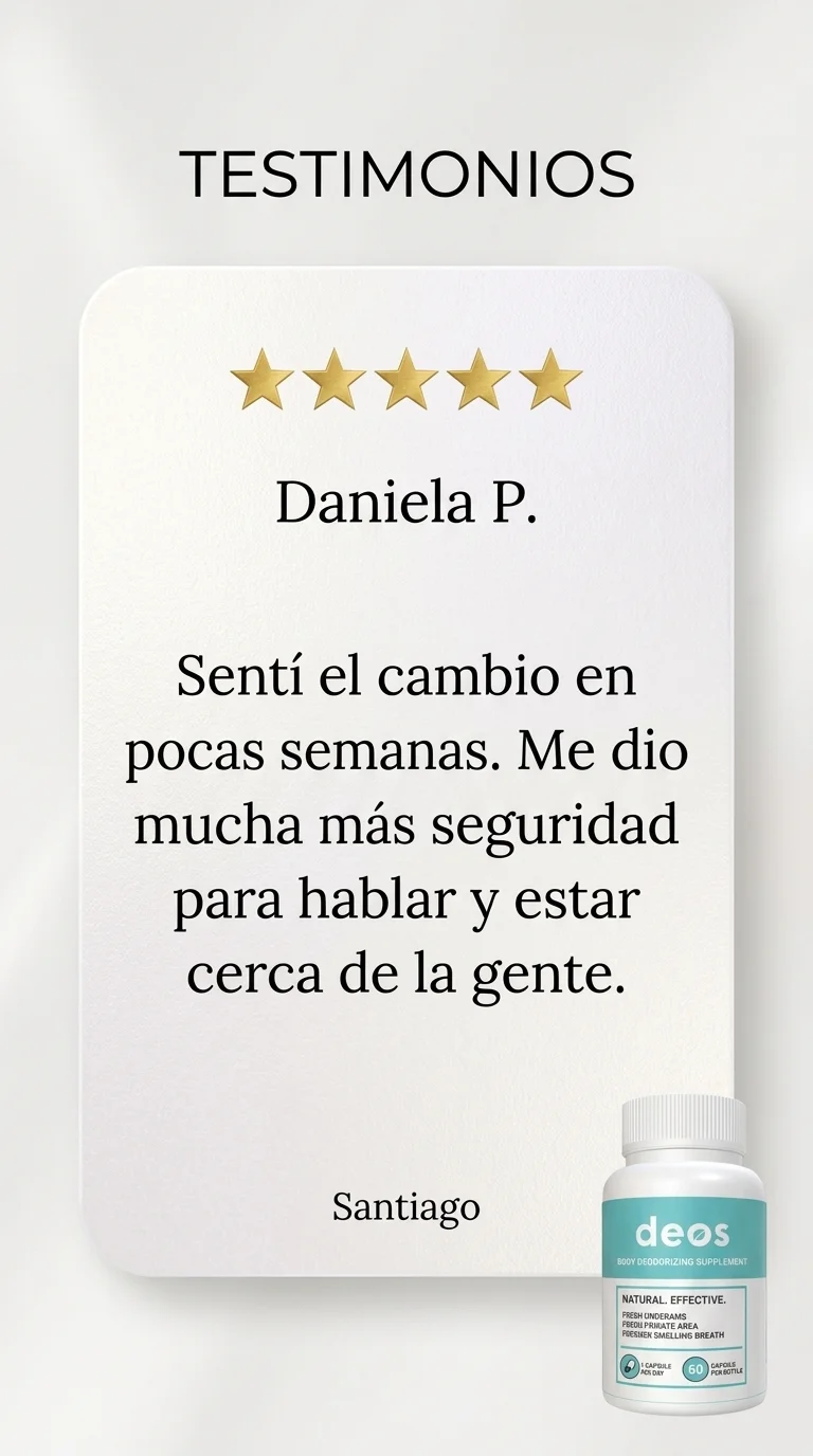 Adiós Al Mal Aliento - DEOS SUPLEMENTO – DESODORANTE INTERNO