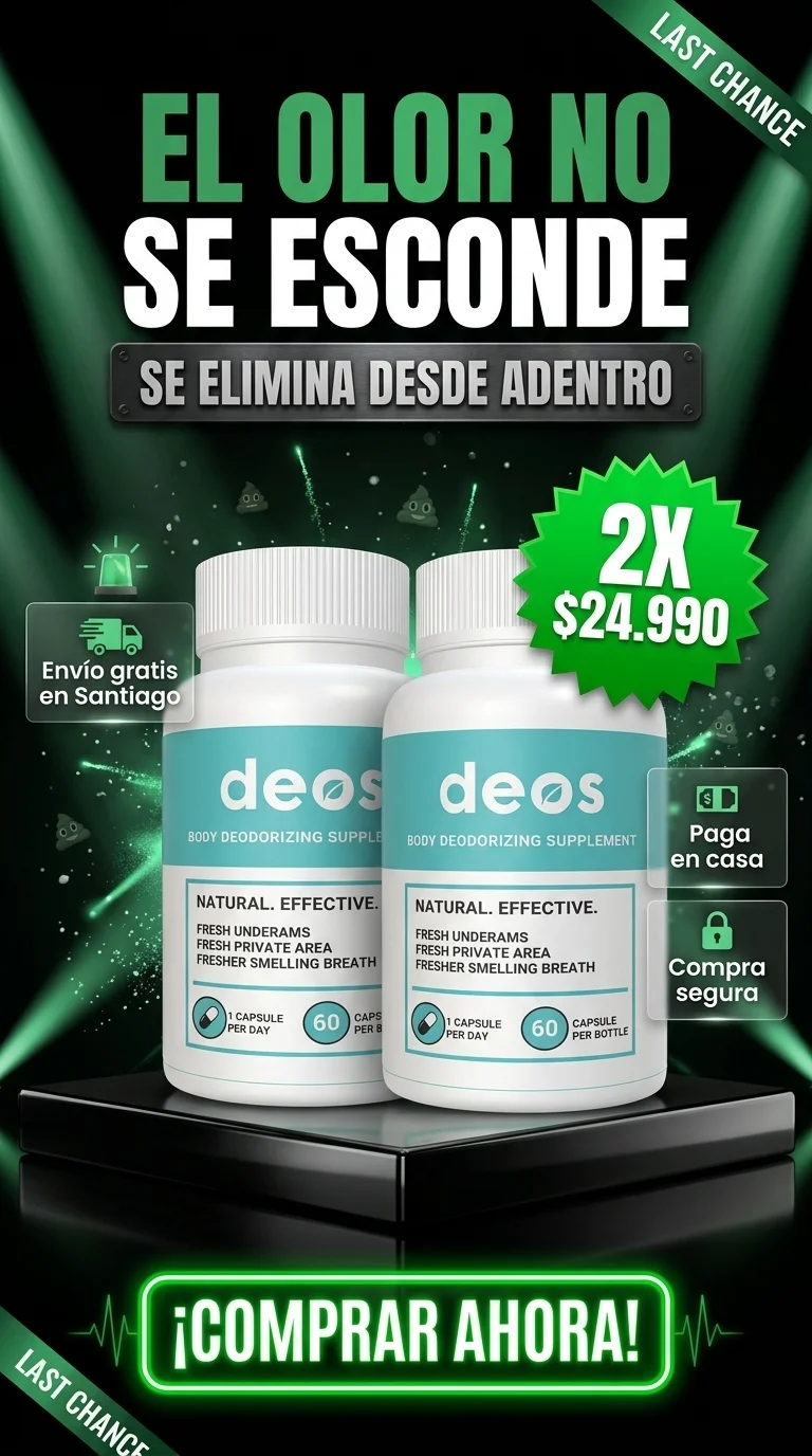 Adiós Al Mal Aliento - DEOS SUPLEMENTO – DESODORANTE INTERNO