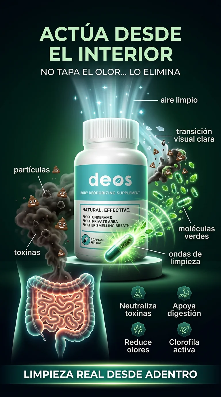 Adiós Al Mal Aliento - DEOS SUPLEMENTO – DESODORANTE INTERNO