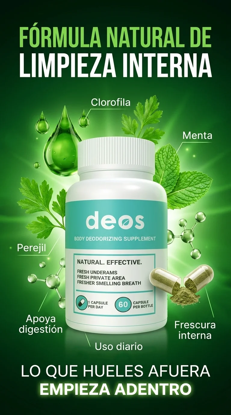 Adiós Al Mal Aliento - DEOS SUPLEMENTO – DESODORANTE INTERNO