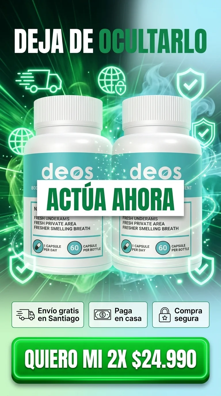 Adiós Al Mal Aliento - DEOS SUPLEMENTO – DESODORANTE INTERNO