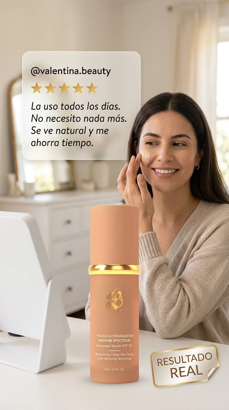 Base Adaptativa Biomimic 4 en 1™ – Tono Perfecto Inteligente