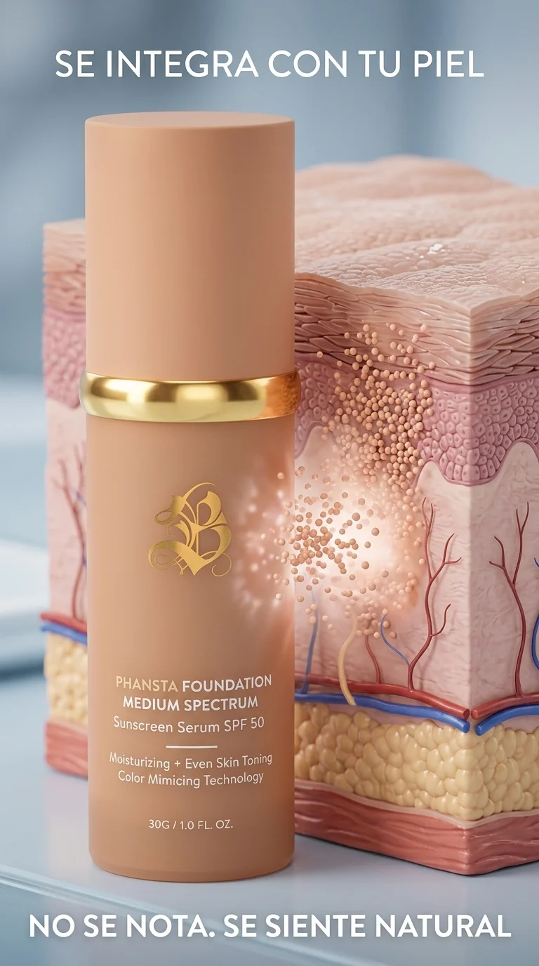 Base Adaptativa Biomimic 4 en 1™ – Tono Perfecto Inteligente