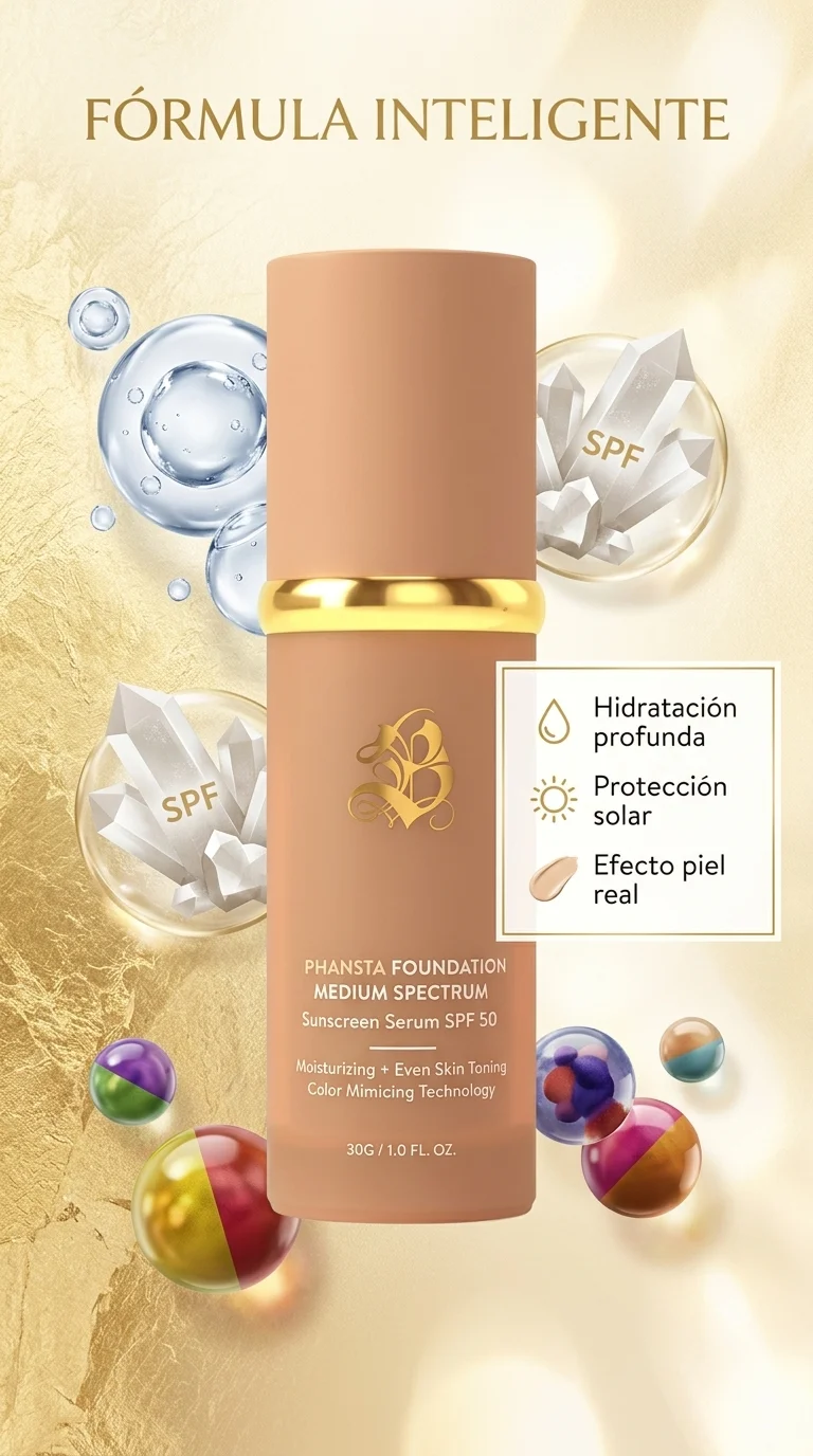 Base Adaptativa Biomimic 4 en 1™ – Tono Perfecto Inteligente